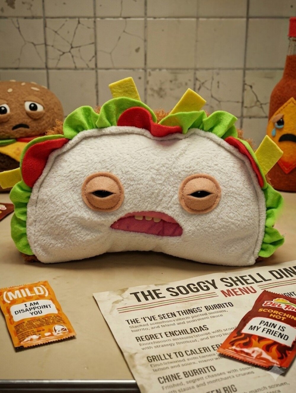 Fuggler Taco Plush Monster
